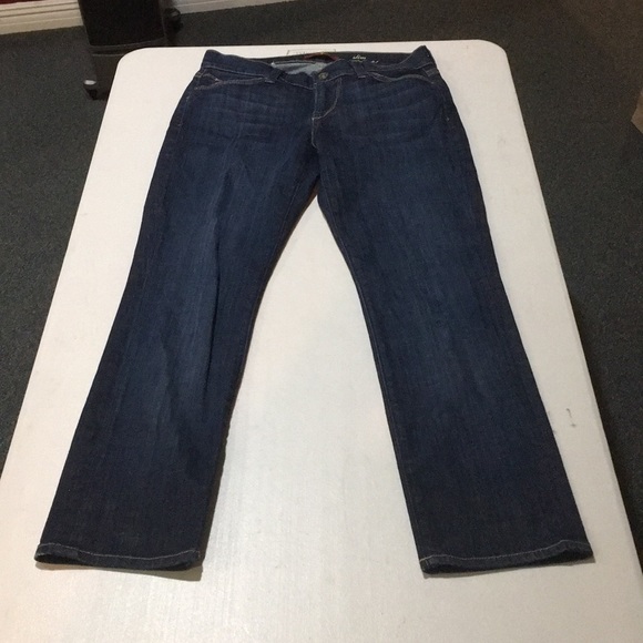 7FAM DARK “SLIM STRAIGHT” JEANS - Picture 4 of 5